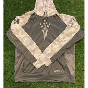 Arizona State Sun Devils hoodie medium Operation Hat Trick mens gray sweatshirt